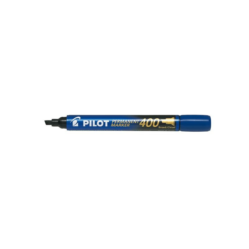 Marker permanent Pilot P400 diverse culori 4 mm varf tesitalbastru