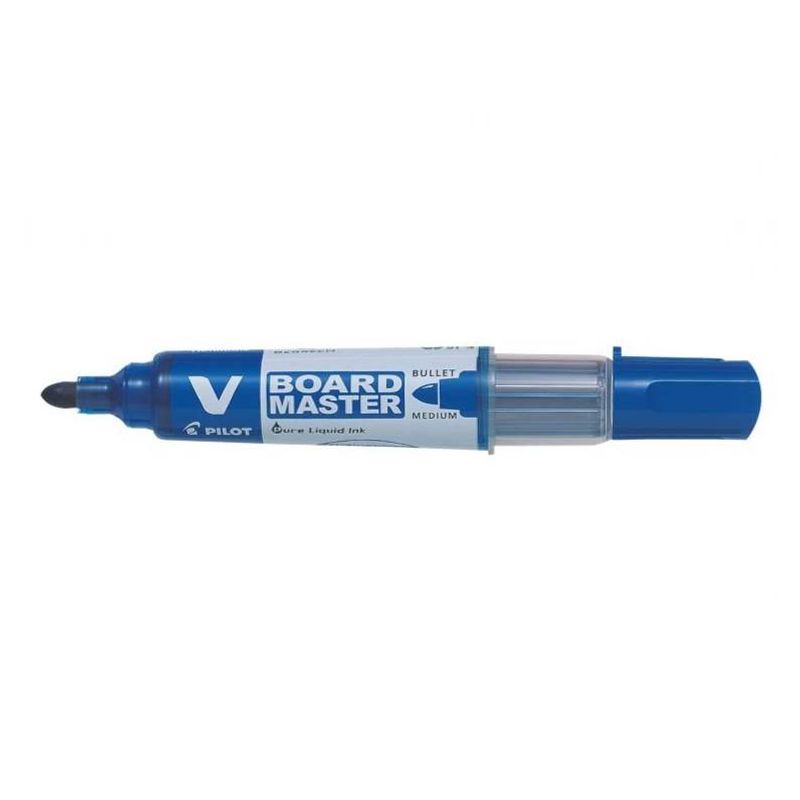 Marker pentru tablă Pilot Vboard Master Plus diverse culori 2,3 mm vârf rotund albastru