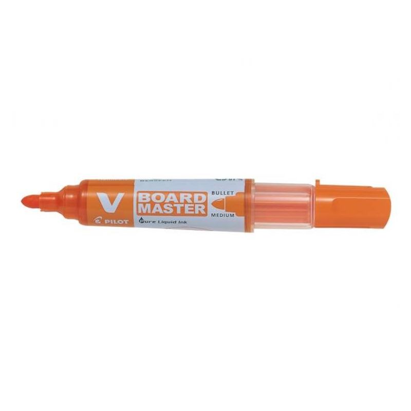 Marker pentru tablă Pilot Vboard Master Plus diverse culori 2,3 mm vârf rotundportocaliu