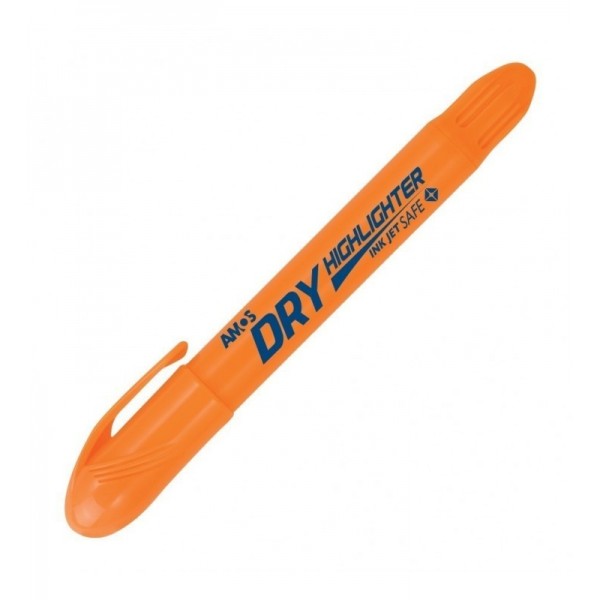 Textmarker Amos Dry, vârf uscat rotund, culori fluorescente - imagine 5