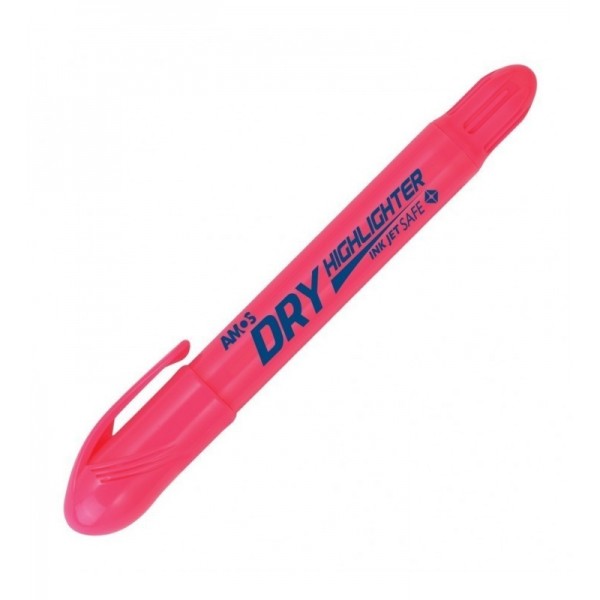 Textmarker Amos Dry, vârf uscat rotund, culori fluorescente - imagine 4