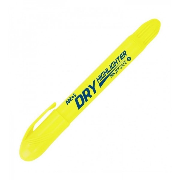 Textmarker Amos Dry, vârf uscat rotund, culori fluorescente - imagine 2